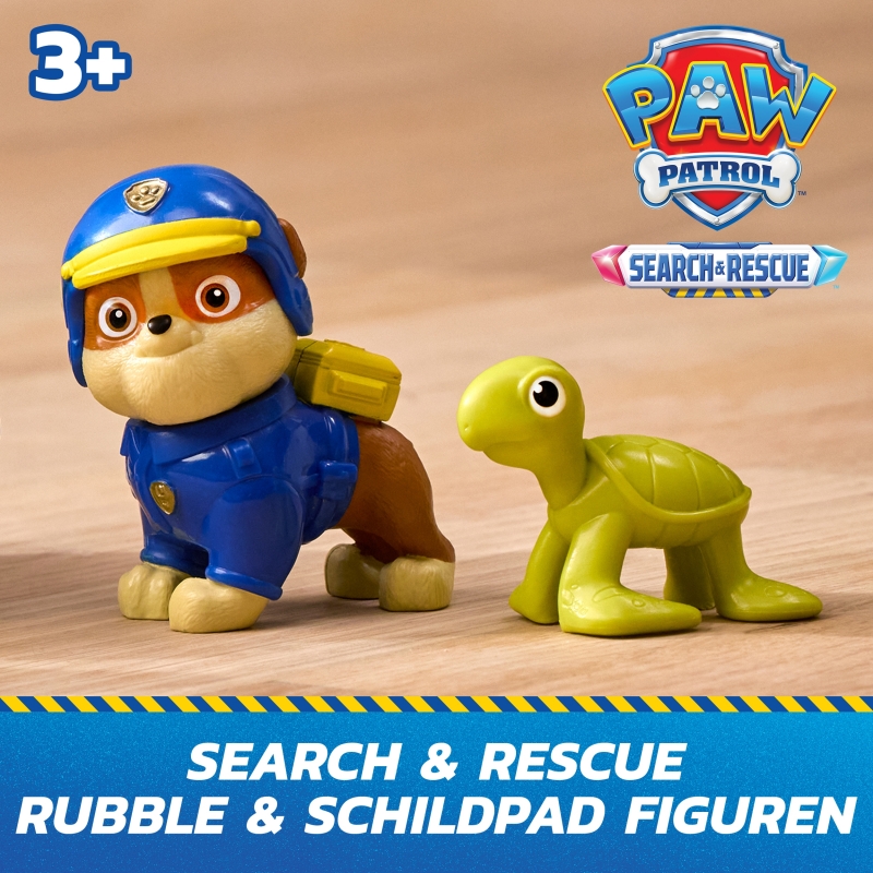 PAW Patrol - Search & Rescue Rubbles Rettungs-Bulldozer mit 2 Figuren