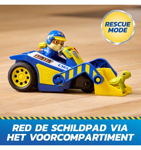 PAW Patrol Search & Rescue, Bulldozer di Salvataggio di Rubble con 2 Personaggi, Auto della Polizia Giocattolo a Retrocarica,