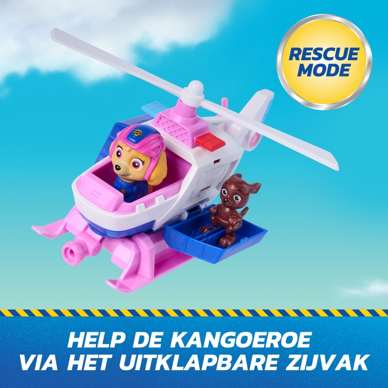PAW Patrol - Search & Rescue Skyes Rettungs-Helikopter mit 2 Figuren