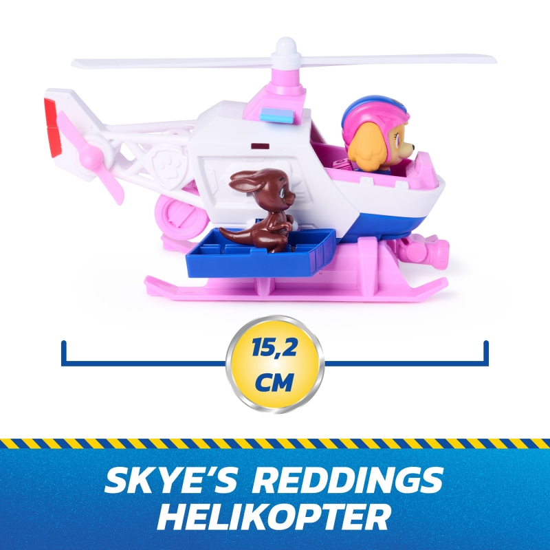 PAW Patrol - Search & Rescue Skyes Rettungs-Helikopter mit 2 Figuren
