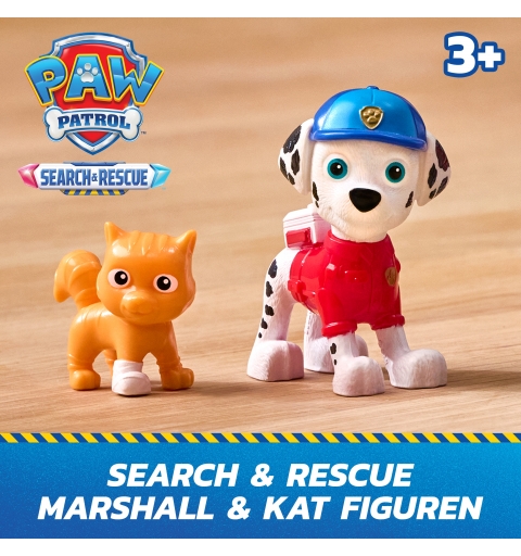 PAW Patrol - Pat Patrouille - Véhicule Figurine Marcus Search & Rescue Mission Détectives - Voiture Figurine À Collectionner -