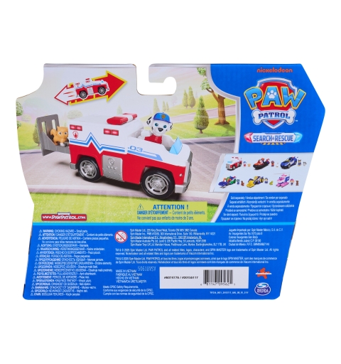 PAW Patrol - Search & Rescue Marshalls Rettungsfahrzeug mit 2 Figuren