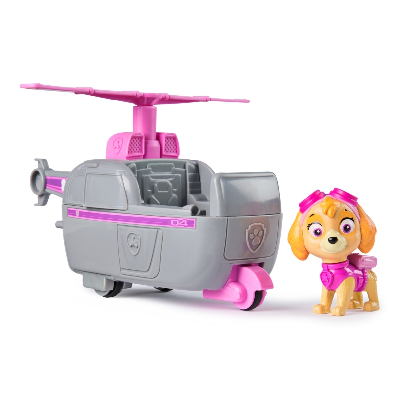 PAW Patrol , Skye’s Helicopter, Toy Vehicle with Collectible Action Figure, Sustainably Minded Kids Toys for Boys & Girls Ages
