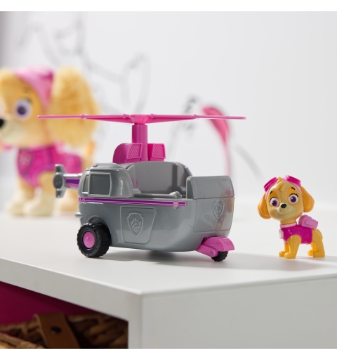 PAW Patrol , Skye’s Helicopter, Toy Vehicle with Collectible Action Figure, Sustainably Minded Kids Toys for Boys & Girls Ages