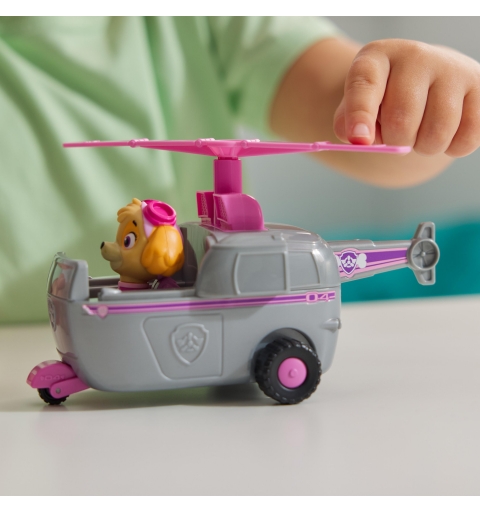 PAW Patrol , Skye’s Helicopter, Toy Vehicle with Collectible Action Figure, Sustainably Minded Kids Toys for Boys & Girls Ages