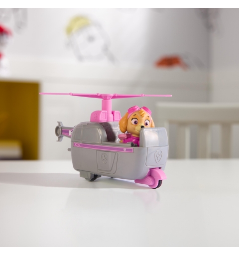 PAW Patrol , Skye’s Helicopter, Toy Vehicle with Collectible Action Figure, Sustainably Minded Kids Toys for Boys & Girls Ages