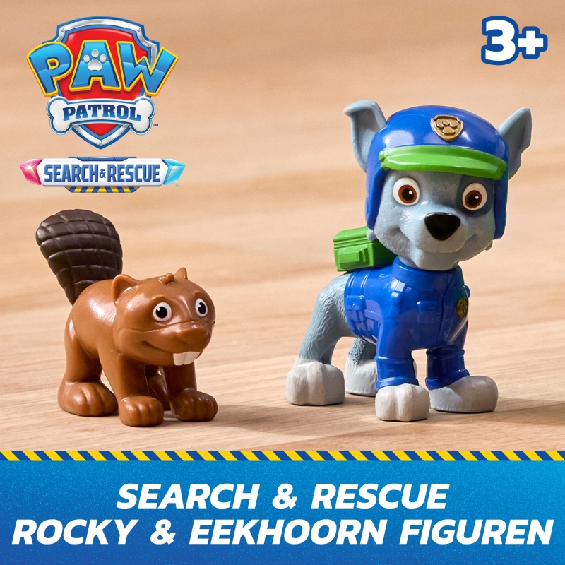 PAW Patrol - Search & Rescue Rockys Rettungs-Fahrzeug mit 2 Figuren