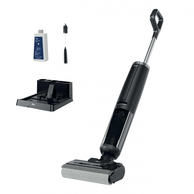 Hoover HW300 011 2-in-1-Stabstaubsauger Akku Trocken&Nass HEPA Beutellos 0,5 l 220 W Schwarz, Silber