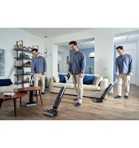 Hoover HW300 011 2-in-1 stick vacuum Battery Dry&wet HEPA Bagless 0.5 L 220 W Black, Silver