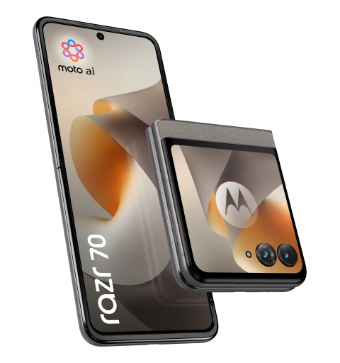 Motorola razr 70 (8 256GB, Doppia camera 50MP, Display interno FHD+ 6.9" 120Hz e esterno 3.62", MediaTek Dimensity 7450X,