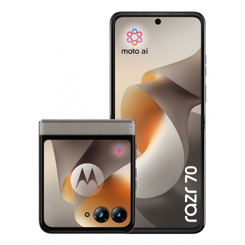 Motorola razr 70 17,5 cm (6.9") Dual-SIM Android 16.0 5G USB Typ-C 8 GB 256 GB 4800 mAh Steinfarbe