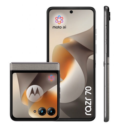 Motorola razr 70 (8 256GB, Doppia camera 50MP, Display interno FHD+ 6.9" 120Hz e esterno 3.62", MediaTek Dimensity 7450X,
