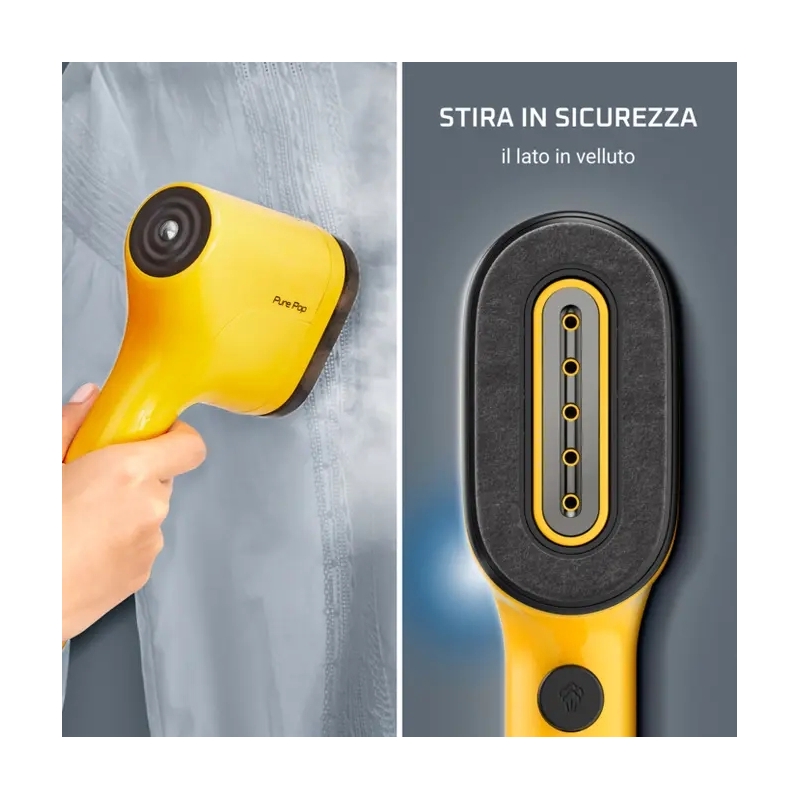 Rowenta Pure Pop DR2026 Tragbare Dampfbürste 0,07 l 1300 W Gelb