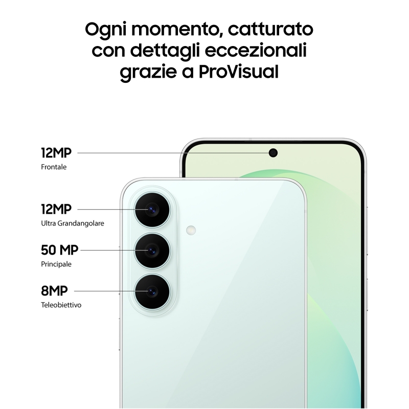 Samsung Galaxy SM-S741BLGDEUE smartphone 17 cm (6.7") Doppia SIM Android 17 5G USB tipo-C 128 GB 4900 mAh Verde