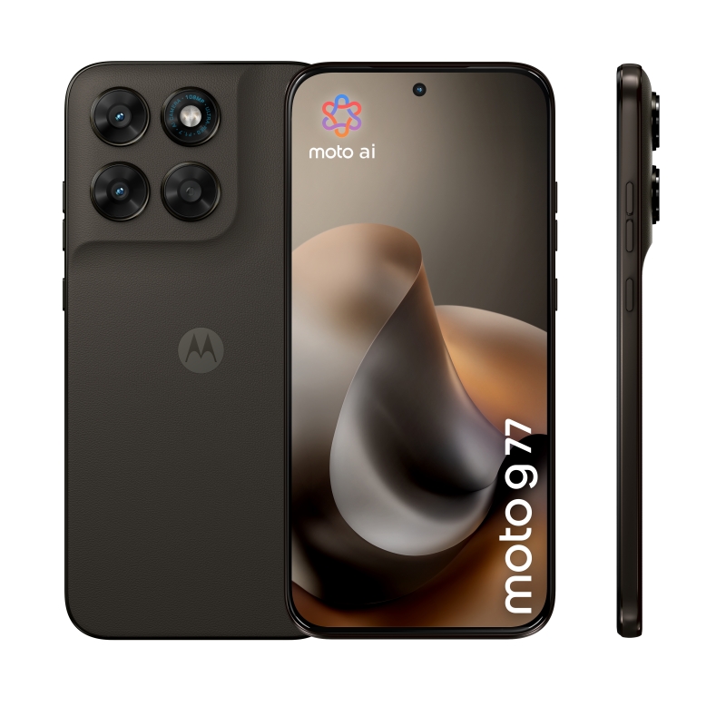 Motorola moto g77 17,3 cm (6.8") Double SIM hybride Android 16.0 5G USB Type-C 8 Go 256 Go 5200 mAh Noir