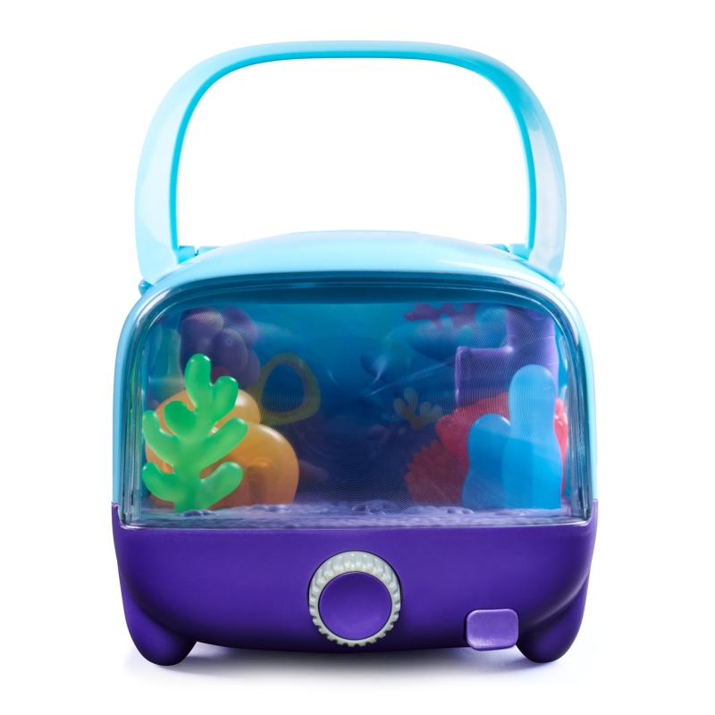 Bitzee Aquarium, cucciolo digitale interattivo con 30 pesci virtuali, ampio display e luci LED, animali domestici elettronici
