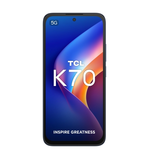 TCL K70 5G 17,3 cm (6.8") Doppia SIM Android 16.0 USB tipo-C 4 GB 128 GB 5200 mAh Blu