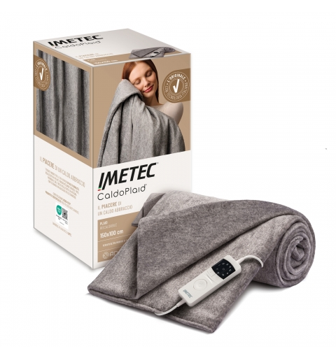 Imetec Adapto Plus Melange 150x100 Heizdecke 150 W Grau Polyester