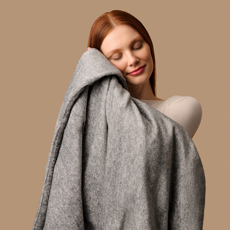 Imetec Adapto Plus Melange 150x100 Couverture chauffante 150 W Gris Polyester