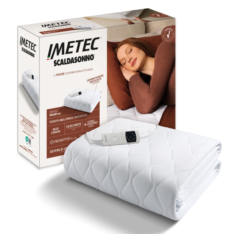 Imetec Adapto Plus Anallergico Sing Chauffe-lit électrique 150 W Blanc Polyester