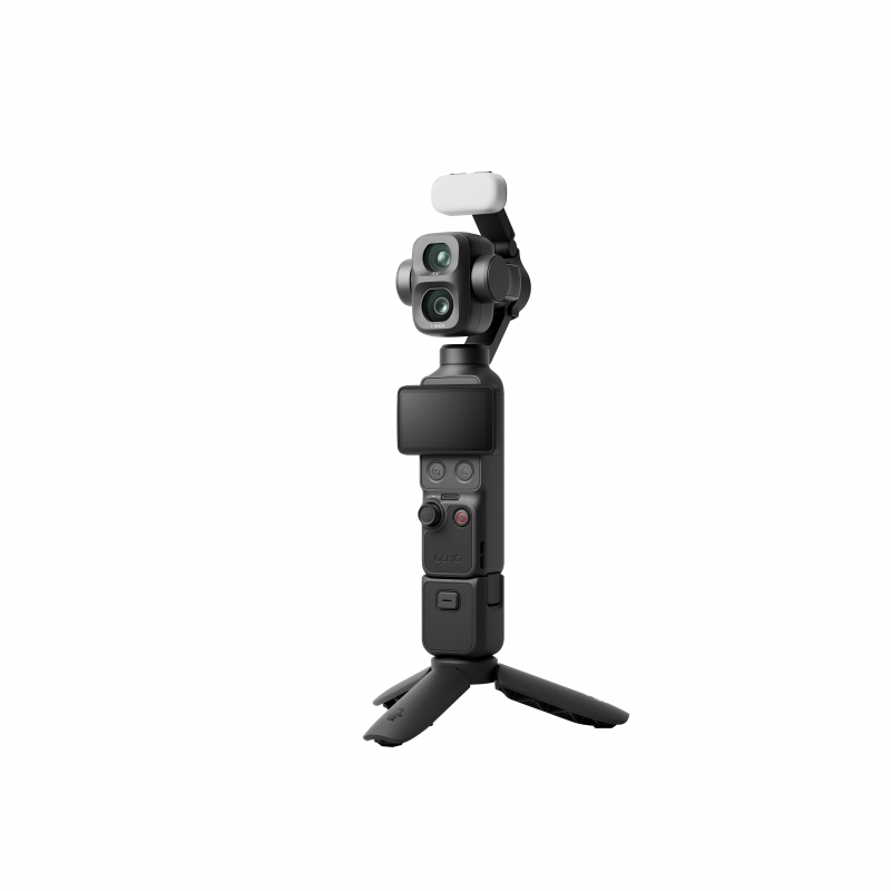 DJI Osmo Pocket 4P fotocamera a sospensione cardanica 4K Ultra HD 37 MP Wi-Fi Nero