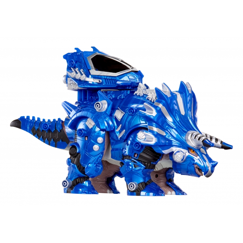MGA Entertainment Armorsaurs Armor-Up Dinosaur- Triceratops - Cobalt