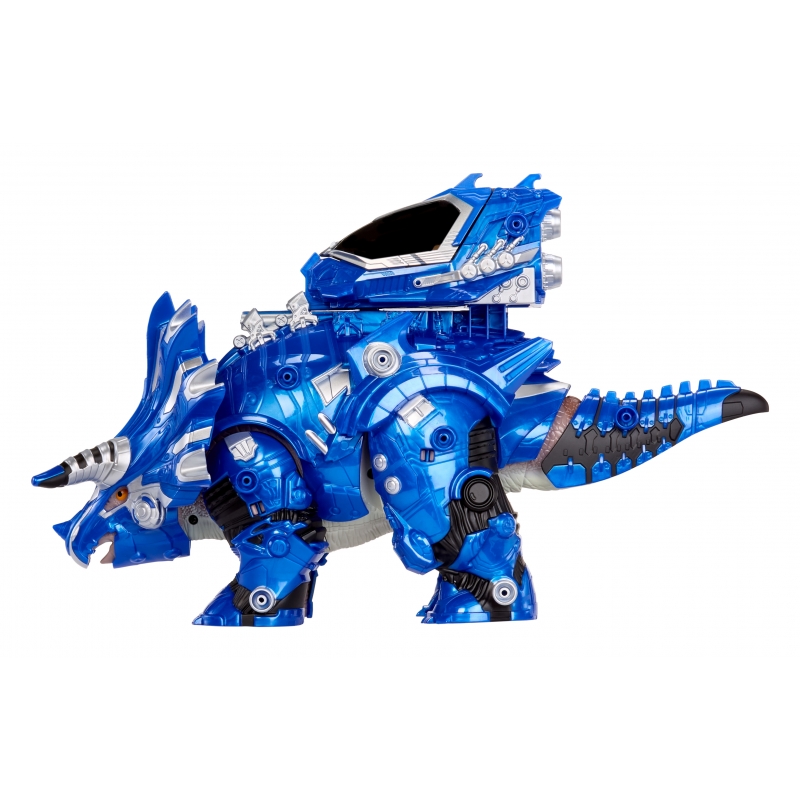 MGA Entertainment Armorsaurs Armor-Up Dinosaur- Triceratops - Cobalt