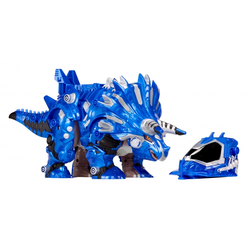 MGA Entertainment Armorsaurs Armor-Up Dinosaur- Triceratops - Cobalt
