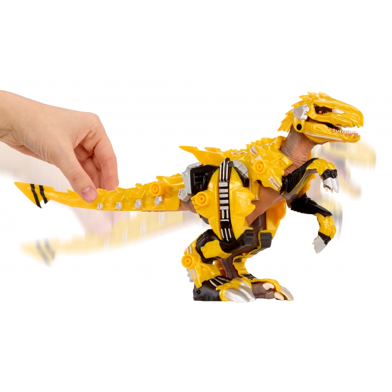 MGA Entertainment Armorsaurs Armosaurs Armor-Up Dinosaur- Yellow Raptor - Blaze