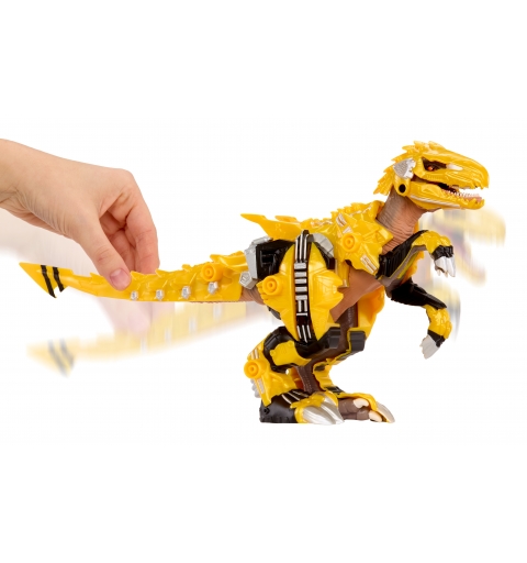 MGA Entertainment Armorsaurs Armosaurs Armor-Up Dinosaur- Yellow Raptor - Blaze