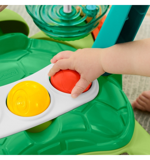 Fisher-Price Moves with You Turtle Walker, Baby & Toddler Activity Push Toy, 5 Balls