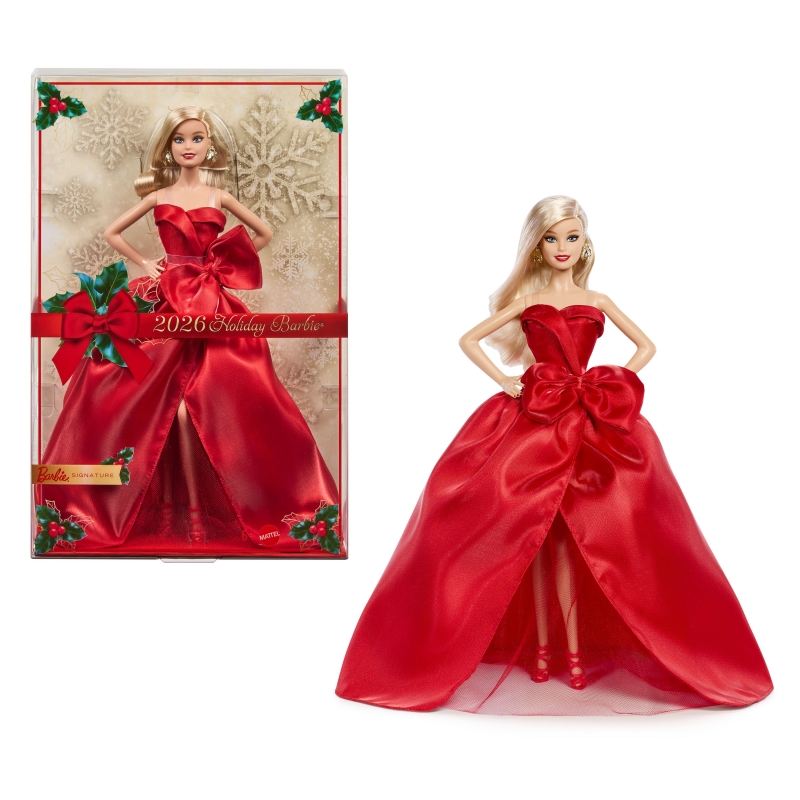 Barbie Signature Barbie-Poupée Barbie Joyeux Noël 2026-avec emballage de présentation