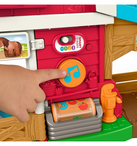 Fisher-Price Little People Caring Fun Animal Farm Playset Toddler Learning Toy, Multilanguage Version