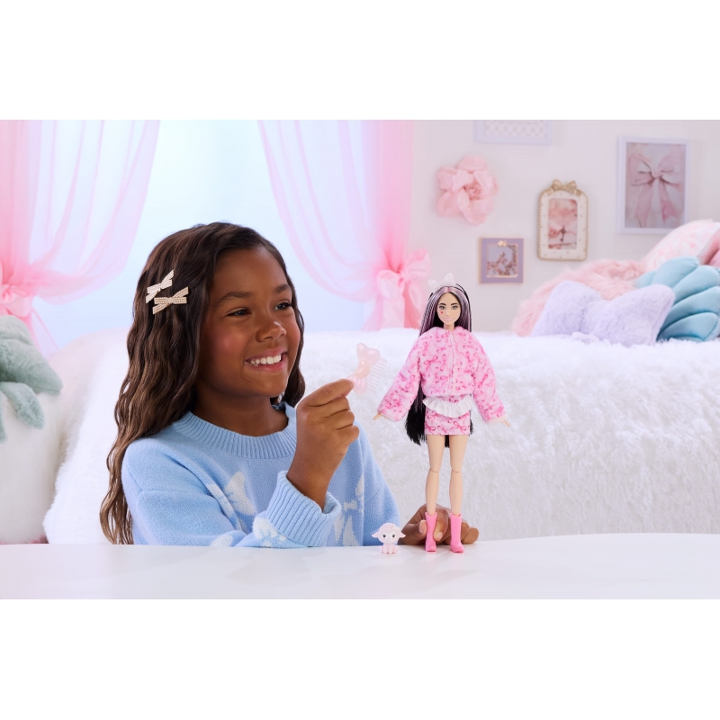 Barbie Cutie Reveal Barbie-Poupée Barbie Série Bisounours-agneau