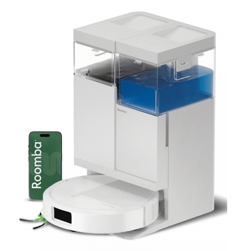 iRobot Roomba Plus 515 Combo Roboter + AutoWash Dock Weiß