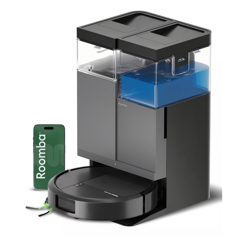iRobot Roomba Plus 415 Combo Roboter + AutoWash Dock Schwarz