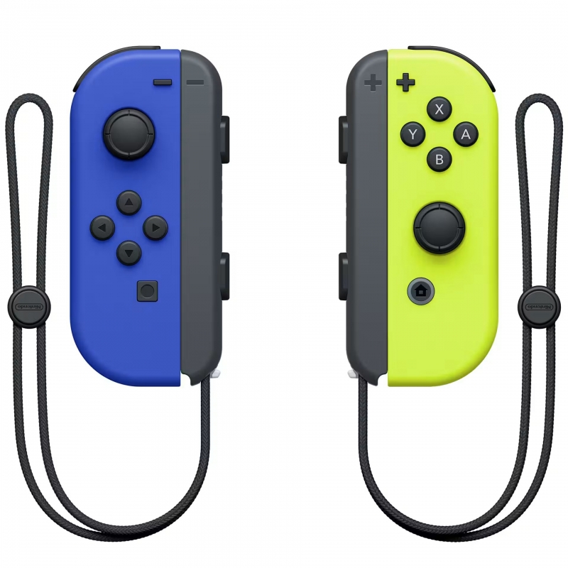 Nintendo Joy-Con Blu, Giallo Bluetooth Gamepad Digitale Nintendo Switch, Nintendo Switch OLED