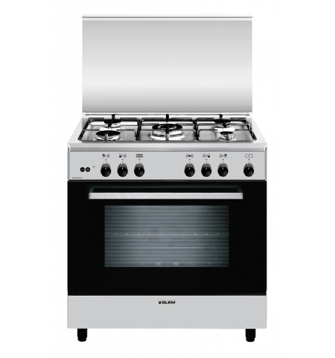 Glem Gas A855GI four et cuisinière Électrique Gaz Gaz Acier inoxydable