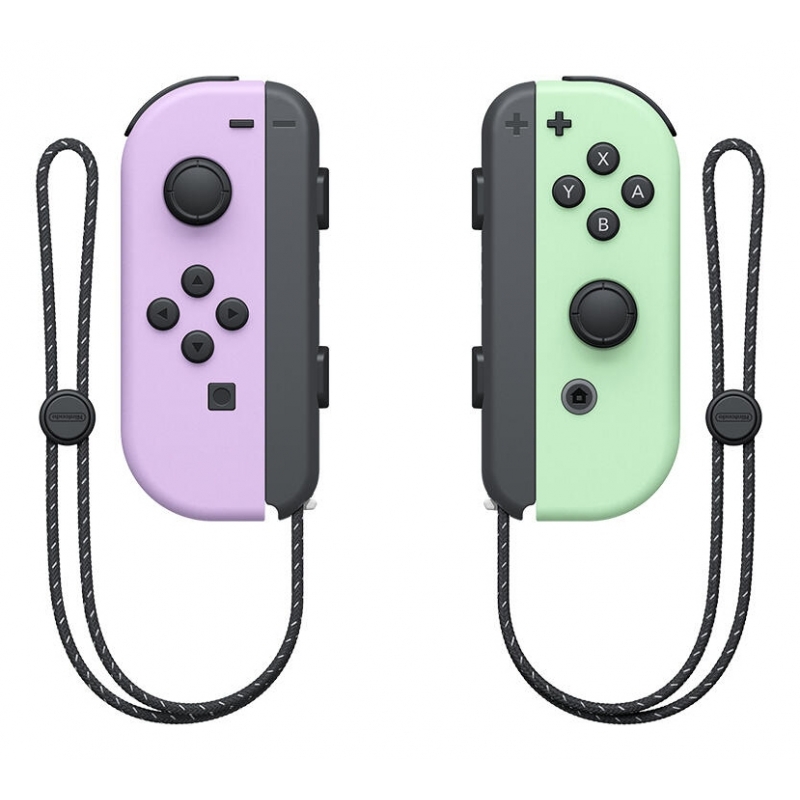 Nintendo Switch Pastel Purple Joy-Con (L) and Pastel Green Joy-Con (R) Controller Set