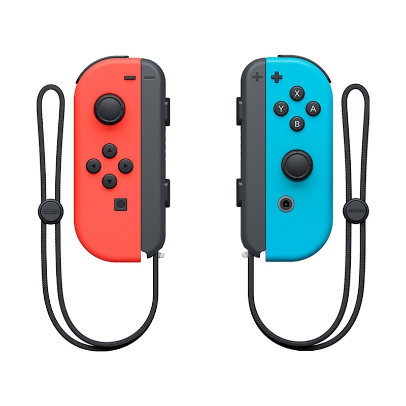 Nintendo Joy-Con (L) (R) Neon Red Neon Blue Red, Cyan Bluetooth Gamepad Analogue Digital Nintendo Switch
