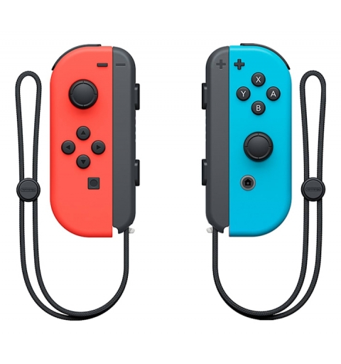 Nintendo Joy-Con (L) (R) Neon Red Neon Blue Rouge, Cyan Bluetooth Manette de jeu Analogique Numérique Nintendo Switch