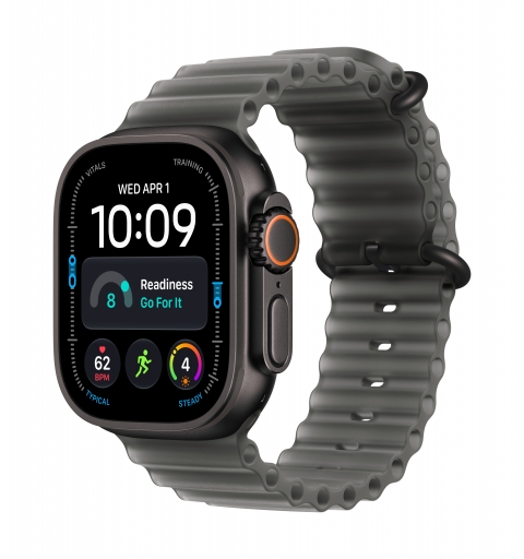 Apple Watch Ultra 4 OLED 49 mm Numérique 422 x 514 pixels Écran tactile 5G Noir Wifi GPS (satellite)