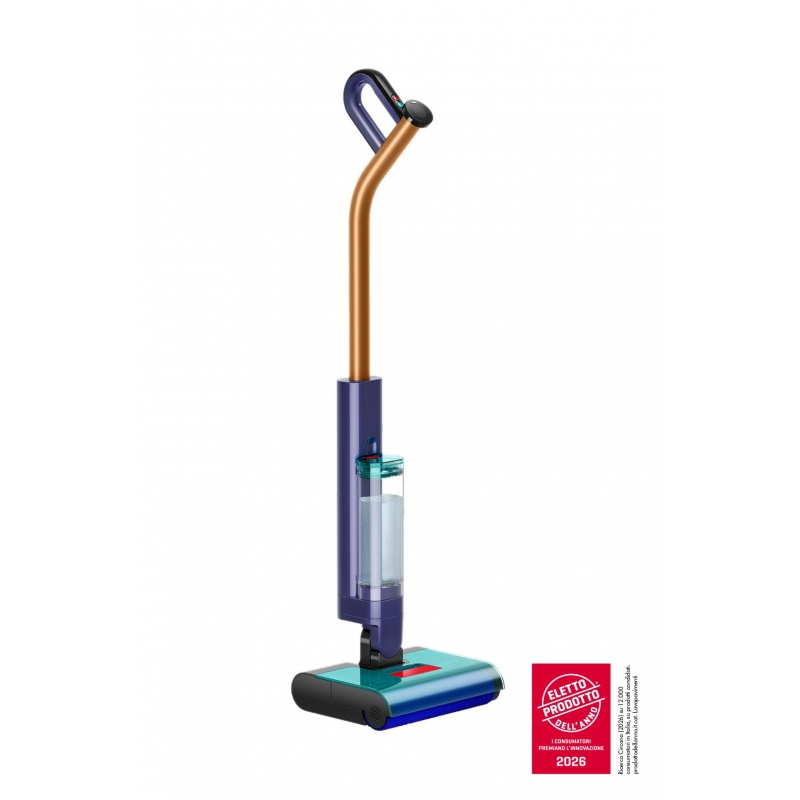 Dyson Clean + Wash Hygiene 2-in-1 stick vacuum Battery Dry&wet Bagless Blue, Copper