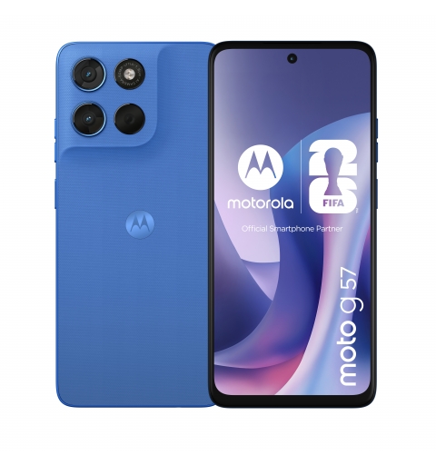 Motorola moto g57 17,1 cm (6.72") Dual-SIM Android 16.0 5G USB Typ-C 8 GB 256 GB 5200 mAh Blau