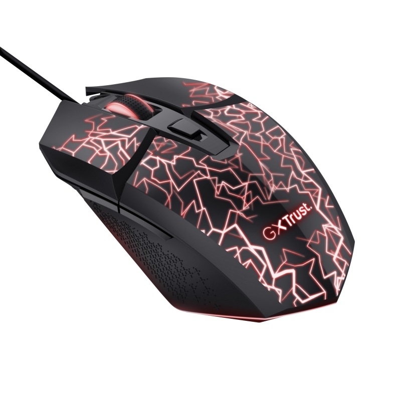 Trust GXT 113 Felox mouse Gaming Mano destra USB tipo A Ottico 6400 DPI