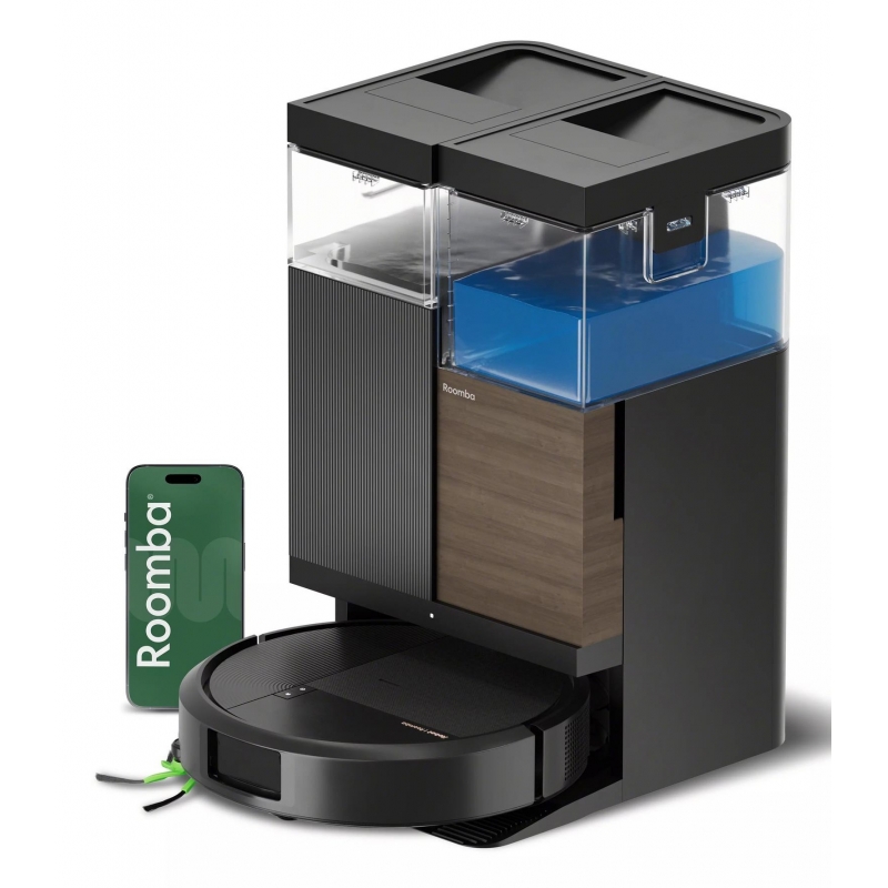 iRobot Roomba Plus 575 Combo Roboter + AutoWash Dock Schwarz