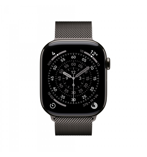 Apple Watch Series 11 GPS + Cellular 46mm Cassa Titanio Ardesia con Loop Milanese Ardesia - M L