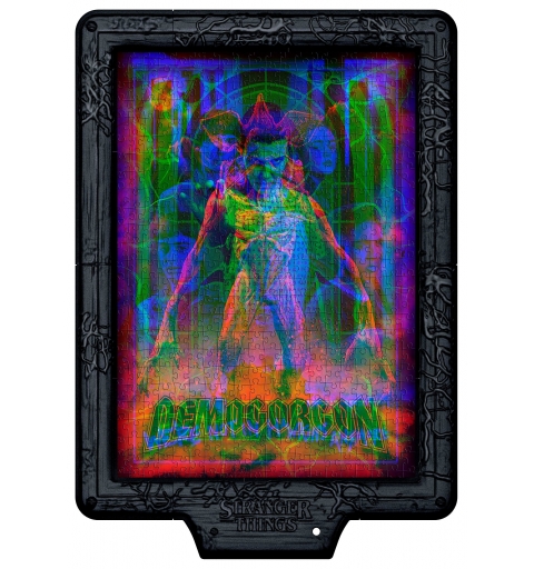 Clementoni The Metamorphic Art Collection - Stranger Things - Cadre lumineux Vecna
