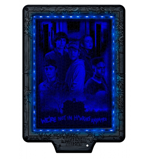 Clementoni The Metamorphic Art Collection - Stranger Things - Cadre lumineux Vecna