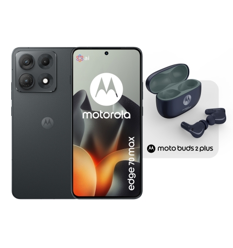 Motorola edge 70 max + moto buds 2 plus 17,3 cm (6.82") Doppia SIM Android 16.0 5G USB tipo-C 8 GB 256 GB 7100 mAh Grigio